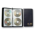 Full Grain Leather Regal DVD Holder w/ Protective Sleeves
